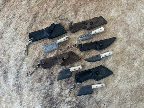 Key Chain Knife (Damascus)